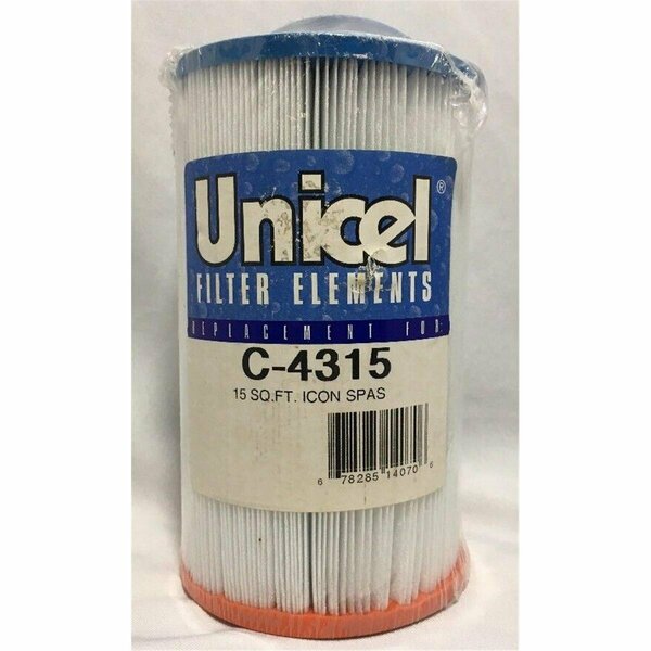Unicel Replacement Filter Cartridge for 15 sq ft. Icon Spas C4315